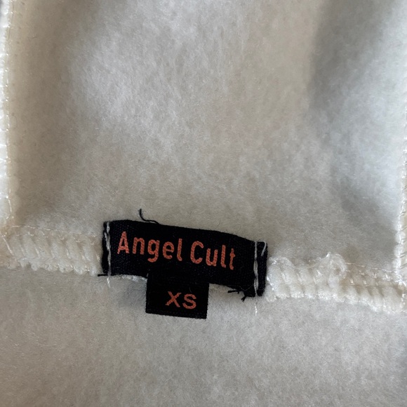 White Kids Jacket with Cherry Embroidery - Picture 4 of 6